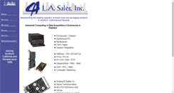 Desktop Screenshot of lasales.com